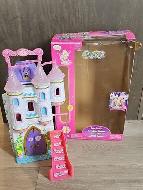2004 Lanard Fairykins Fairy Castle With Box